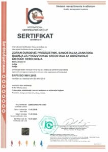 hero 9001 kvalitet i usaglašenost