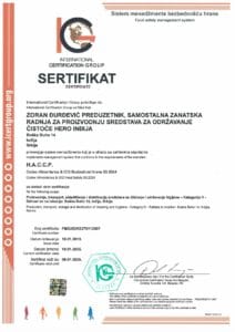 hero haccp kvalitet i usaglašenost