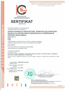 hero haccp kvalitet i usaglašenost