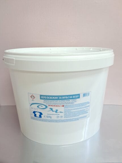 Praškasti deterdžent za mrlje na vešu Hero Osvežin® 20kg kanta